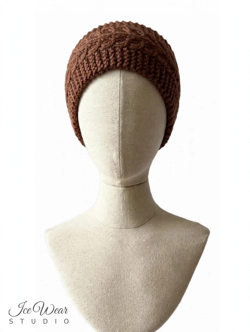 Brown Cable Headband