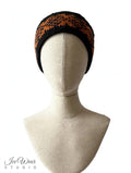 Black Rust Zigzag Icelandic Pattern Headband
