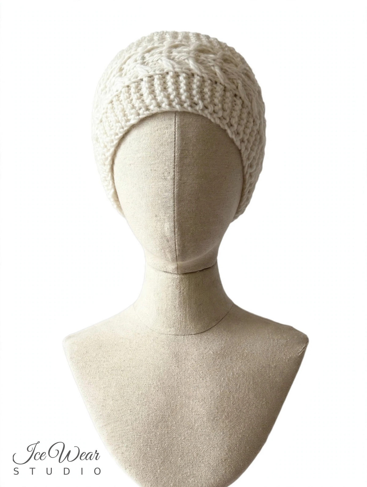 Cream Cable Headband