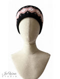 Black Pink Patterned Headband