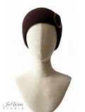 Dark Brown Buckle Headband