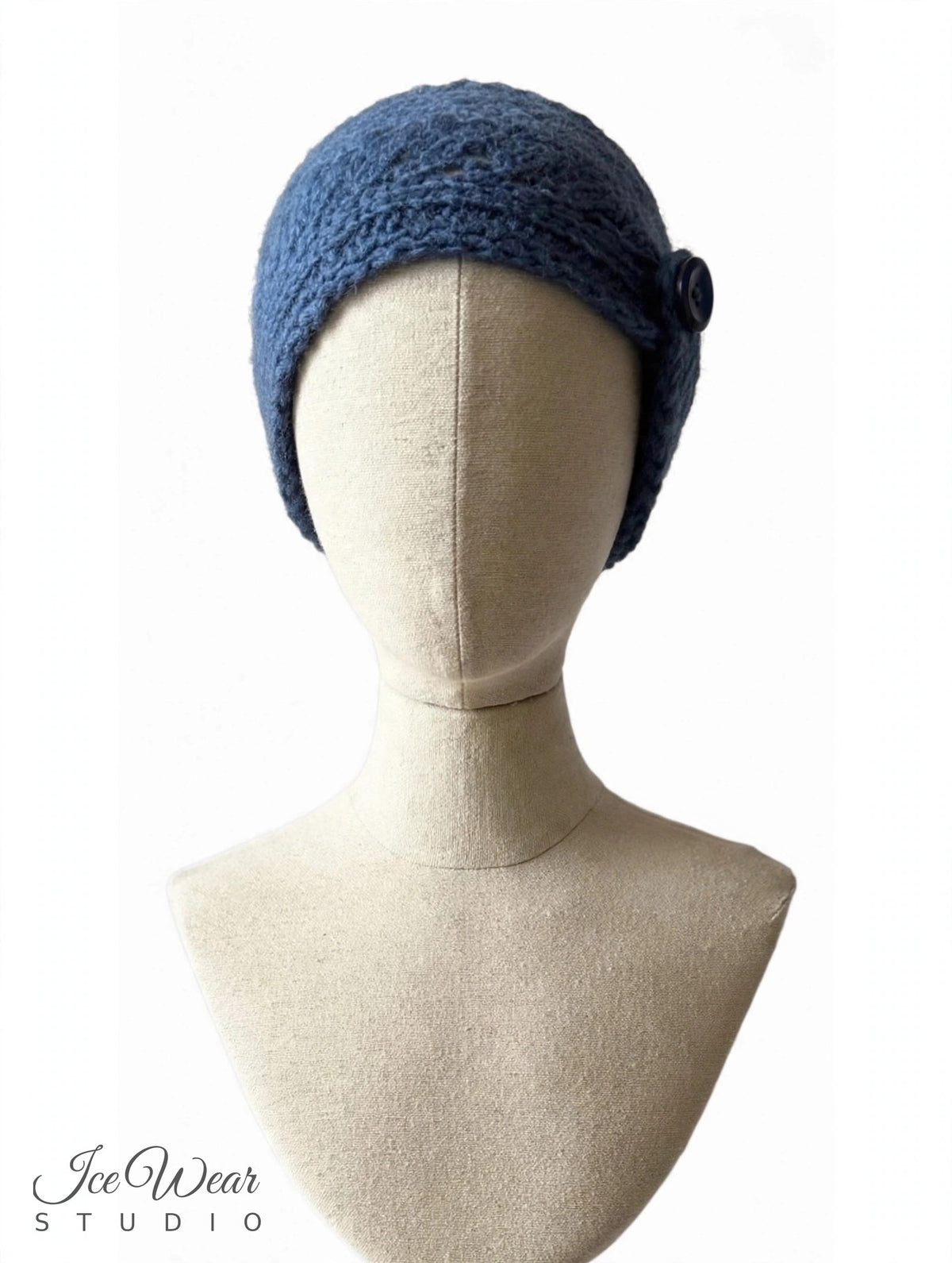 Dusty Blue Lace Headband