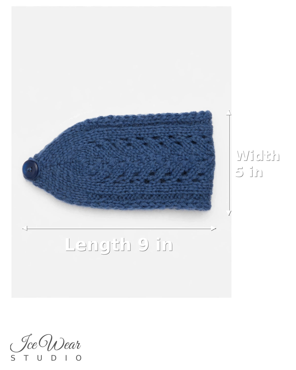 Dusty Blue Lace Headband