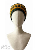 Dark Green Icelandic Pattern Headband