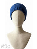 Blue Ribbed Headband