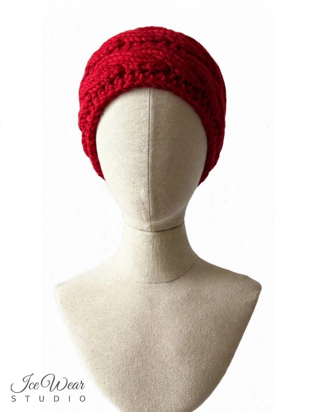 Red Cable Headband