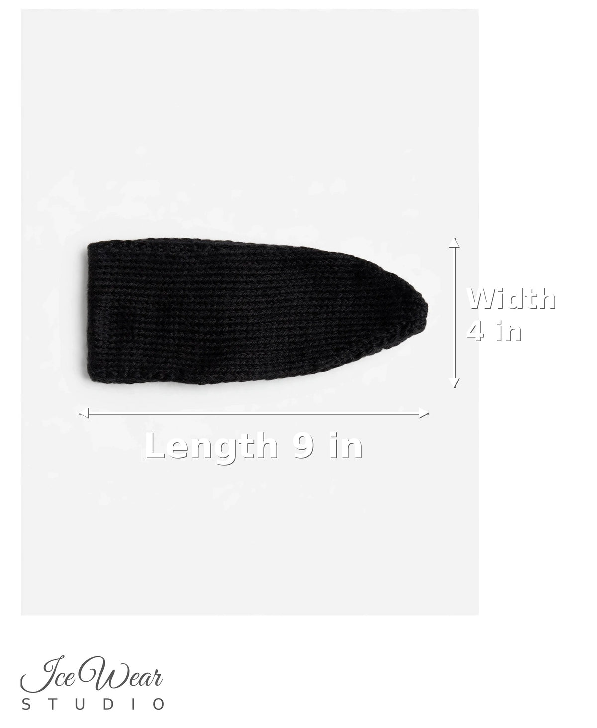 Black Button Headband