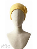Yellow Crochet Flower Headband