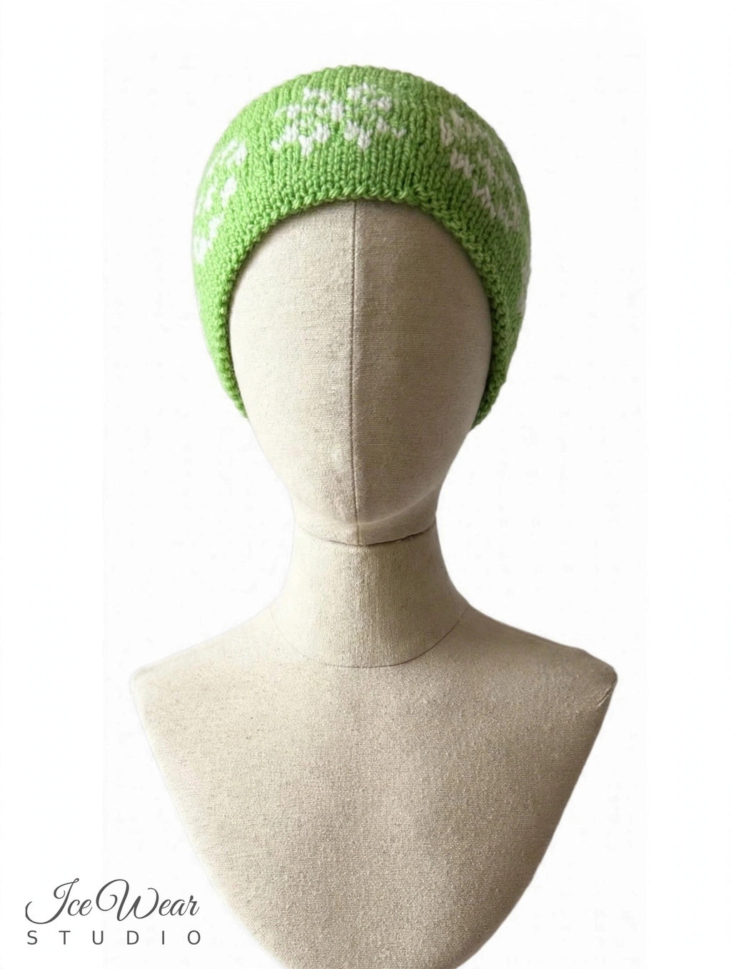Green Icelandic Pattern Headband