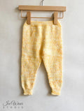 Hand-Knitted Baby Pants — Yellow Marl