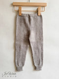 Hand-Knitted Baby Pants — Gray