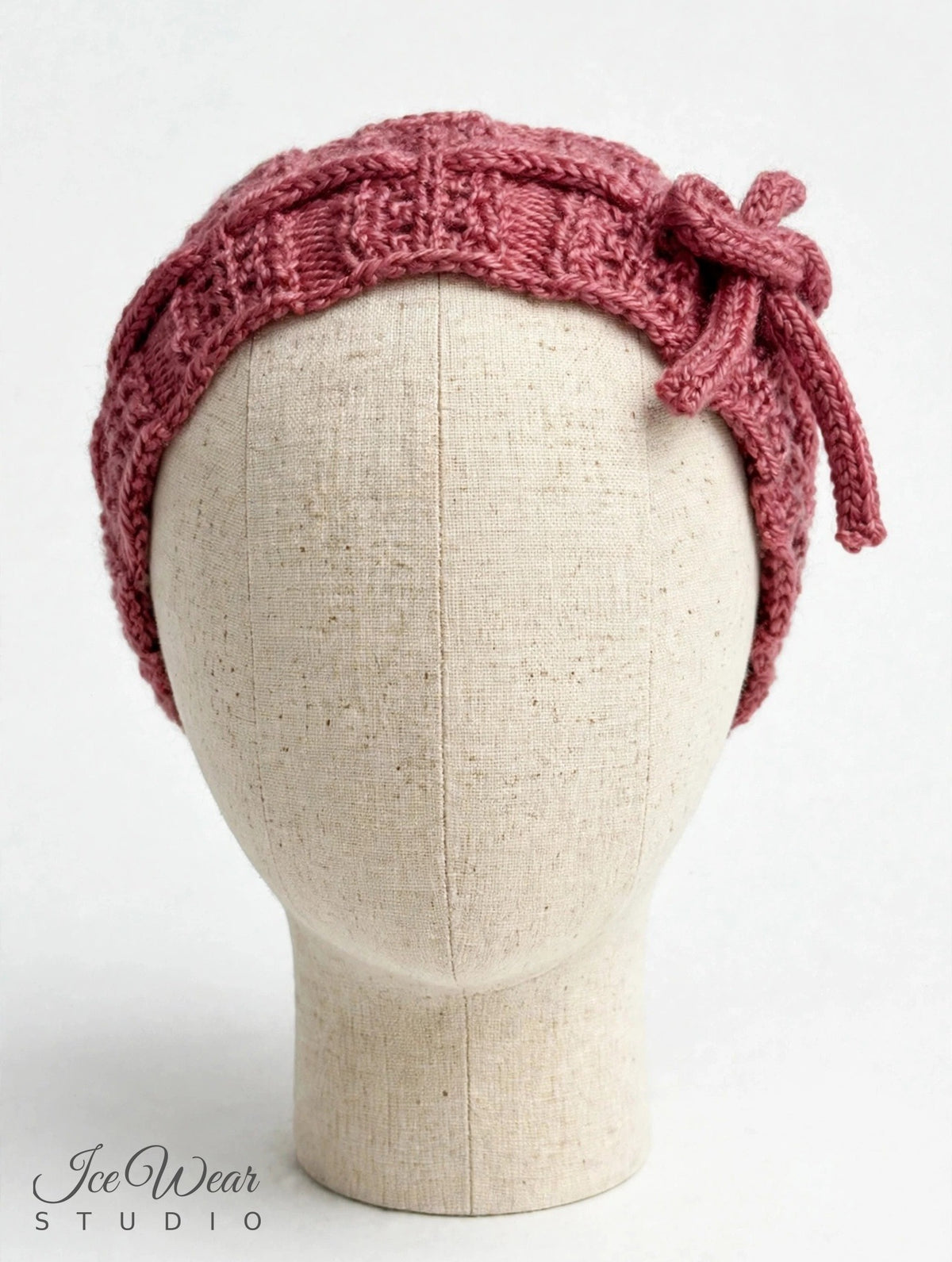 Kids Dusty Rose Tie Headband
