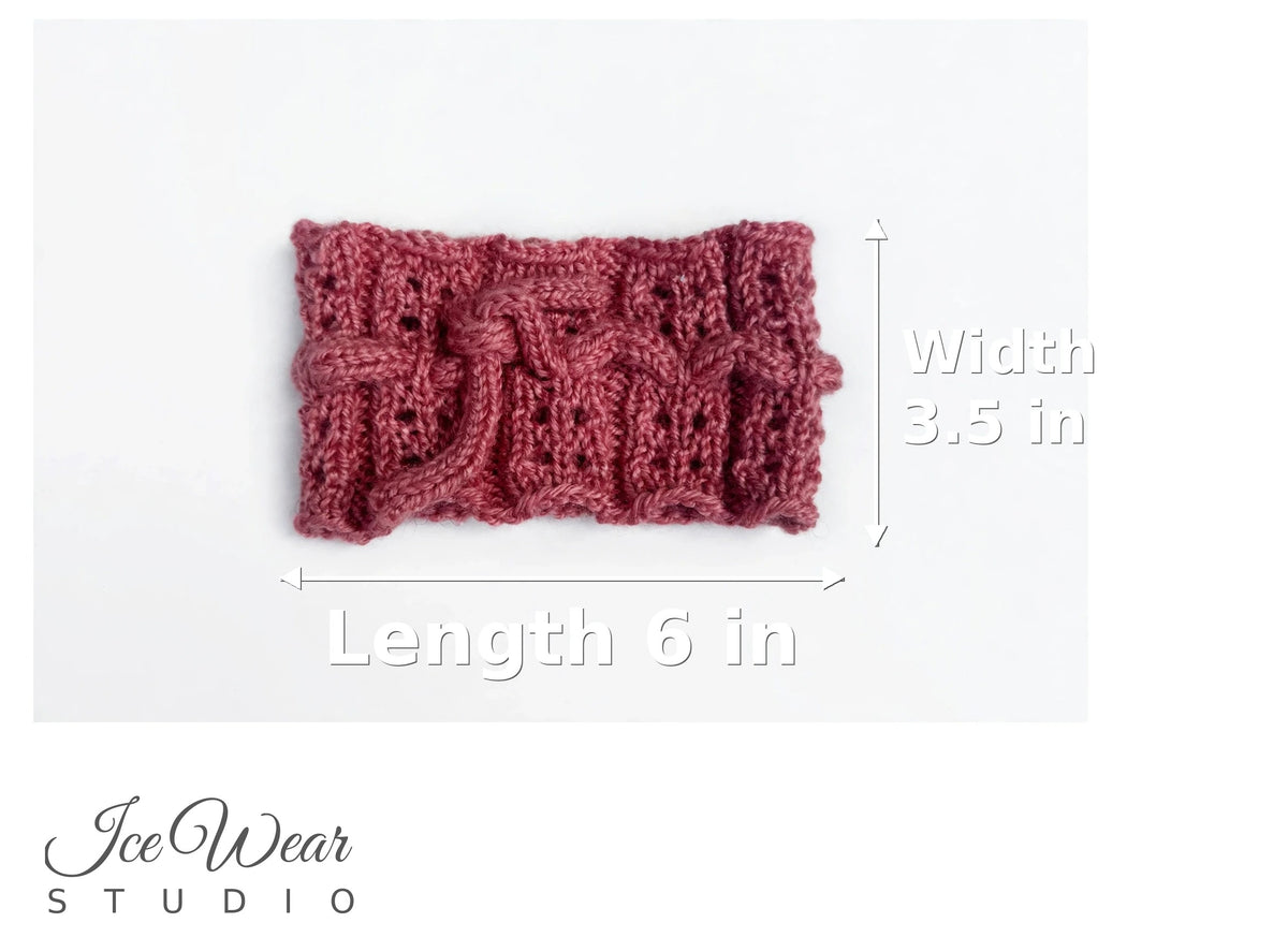 Kids Dusty Rose Tie Headband