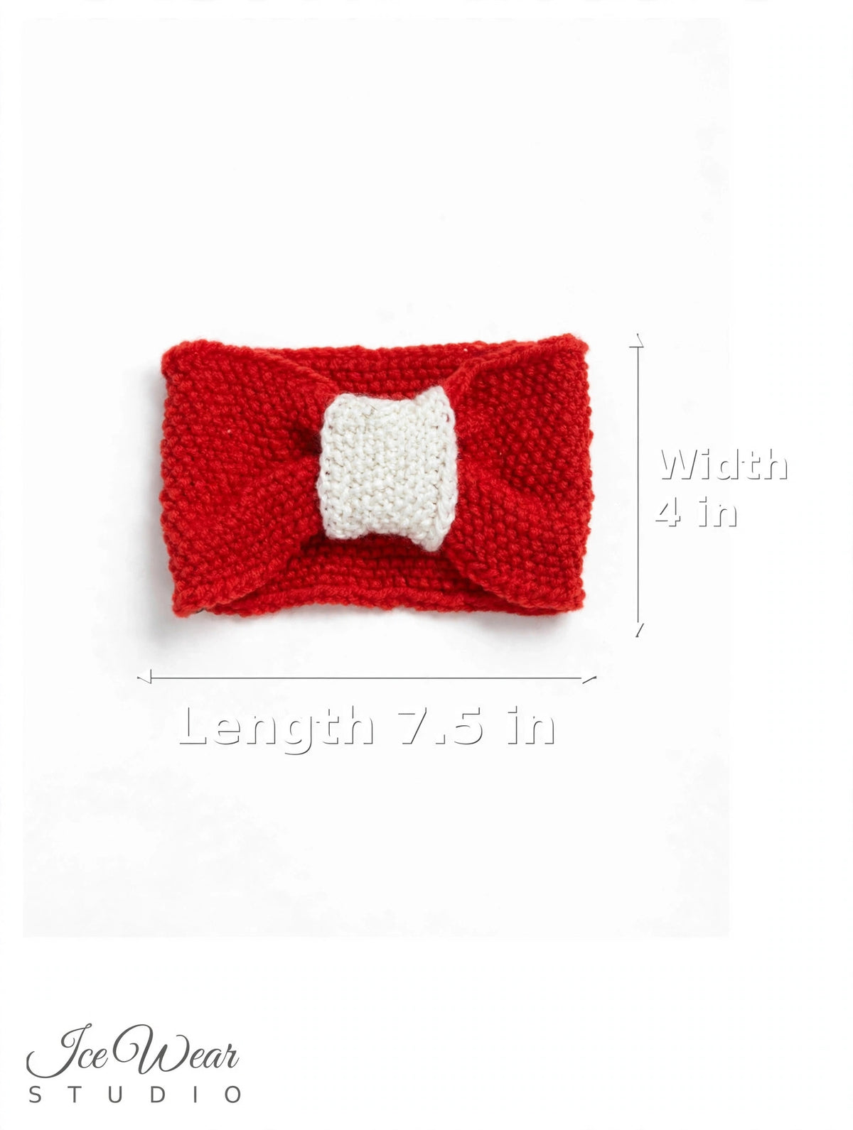 Kids Red Bow Headband