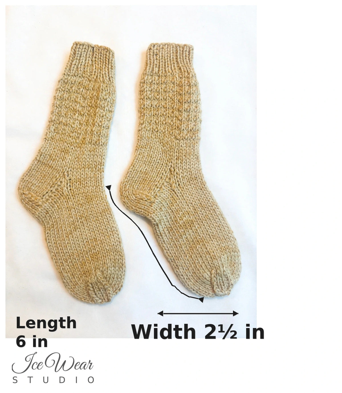 Kids' Cream & Tan Marled Knit Socks