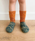 Kids' Color-Block Marled Knit Socks