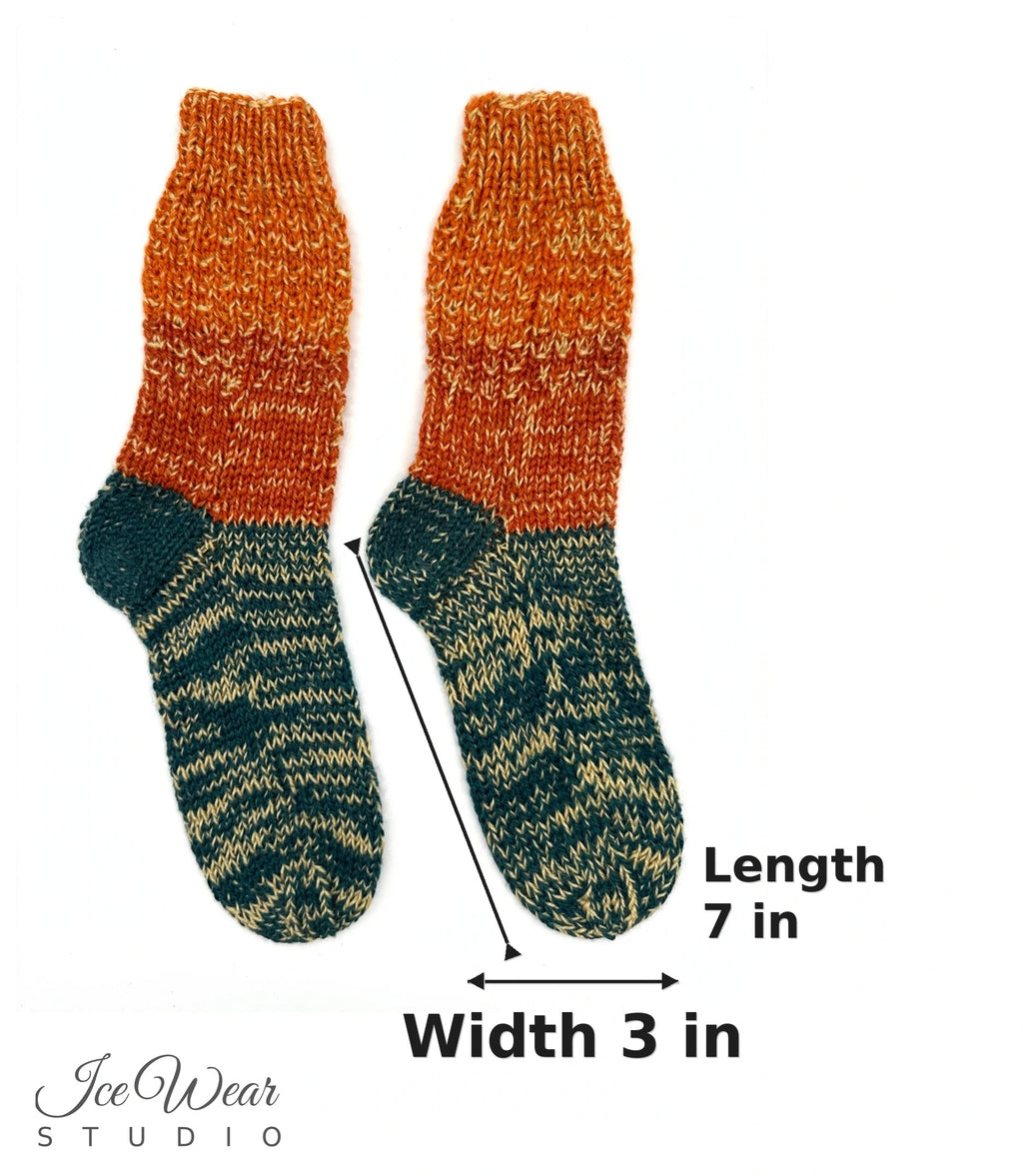 Kids' Color-Block Marled Knit Socks