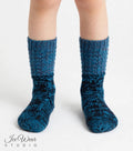 Kids' Color-Block Marled Knit Socks