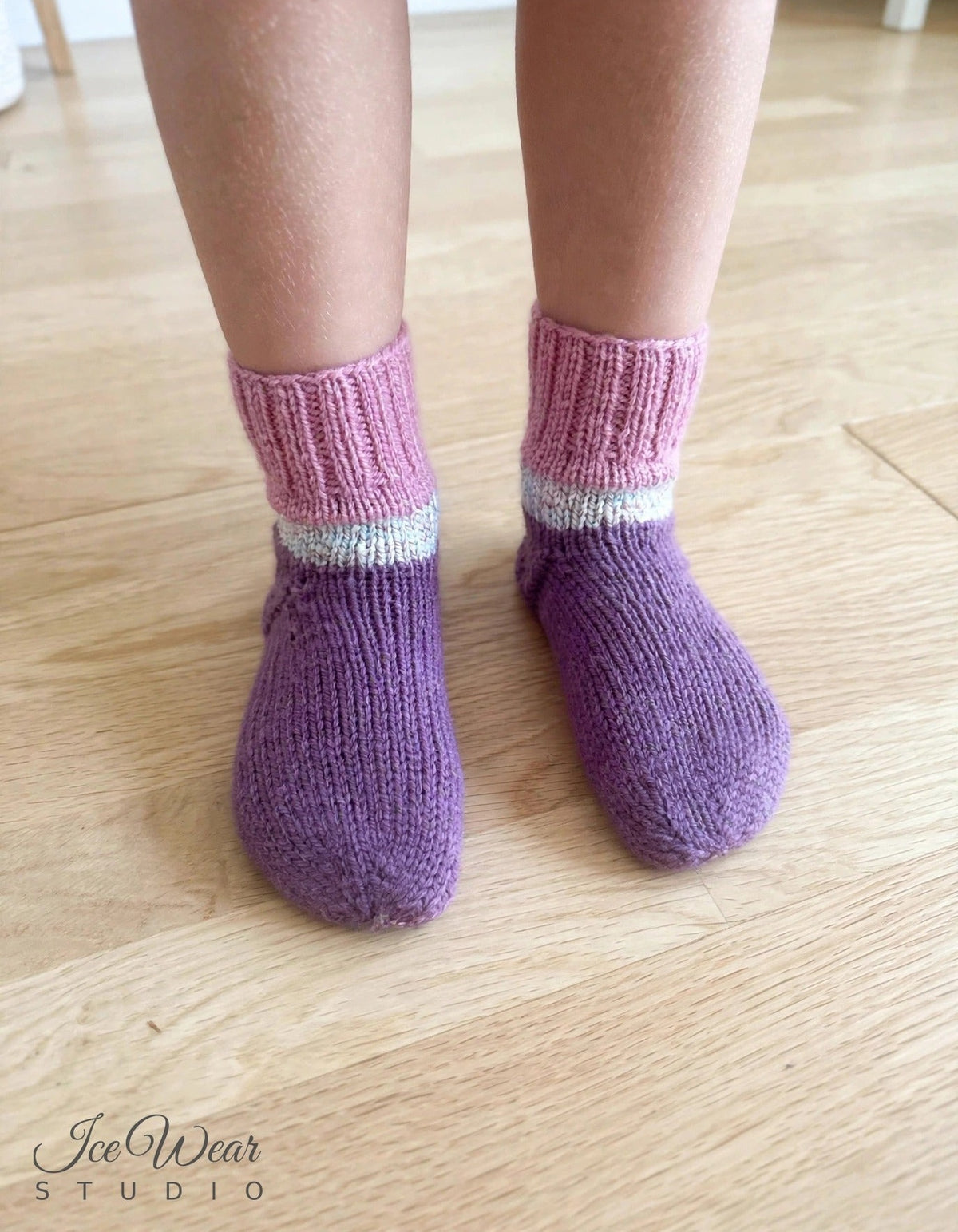 Kids' Color-Block Knit Socks