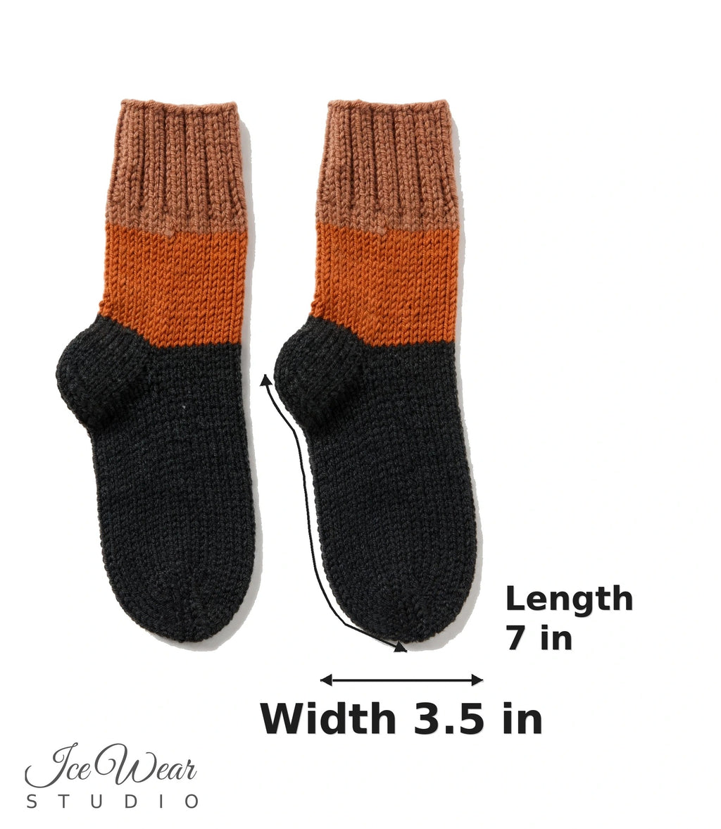 Kids' Color-Block Knit Socks