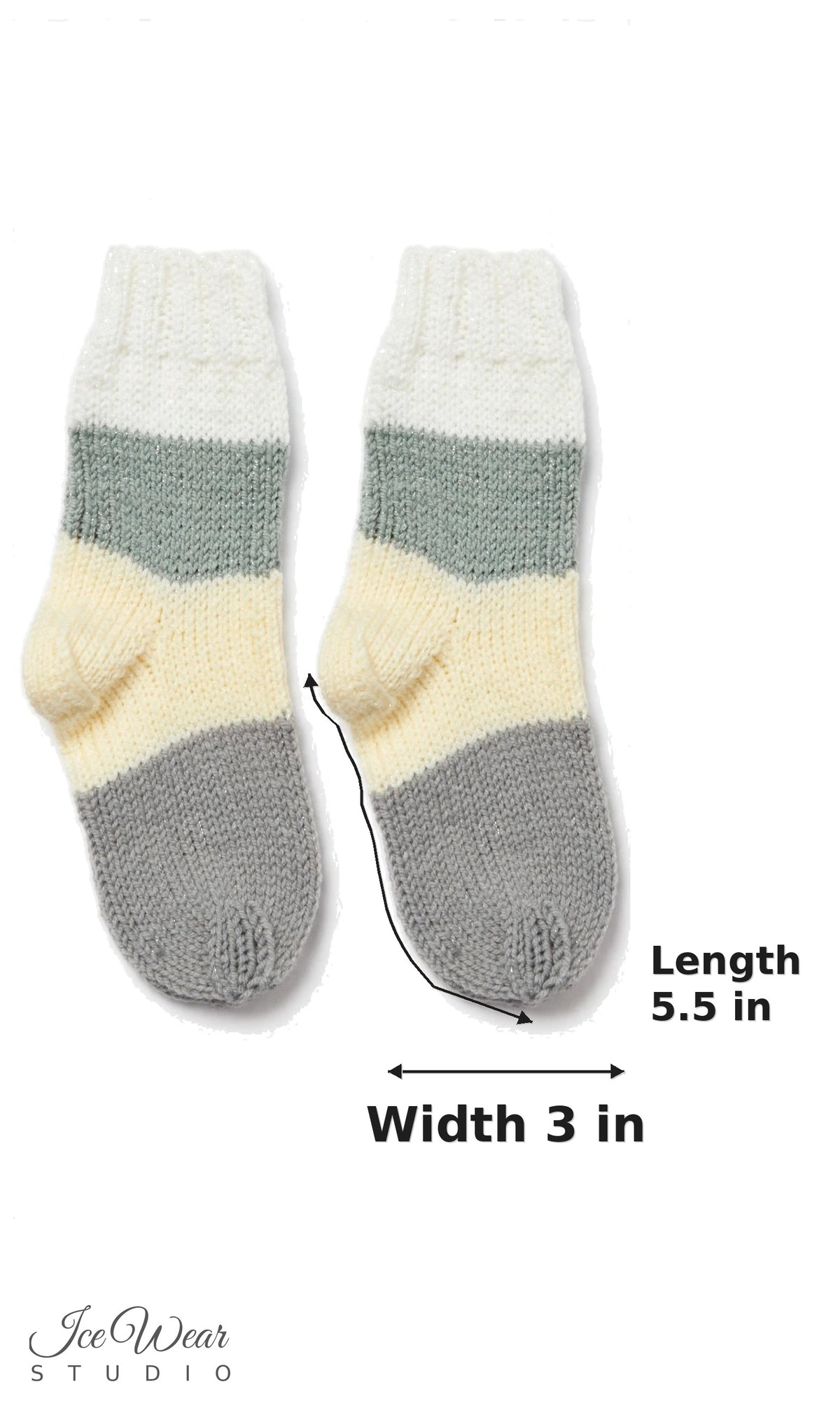 Kids' Color-Block Knit Socks