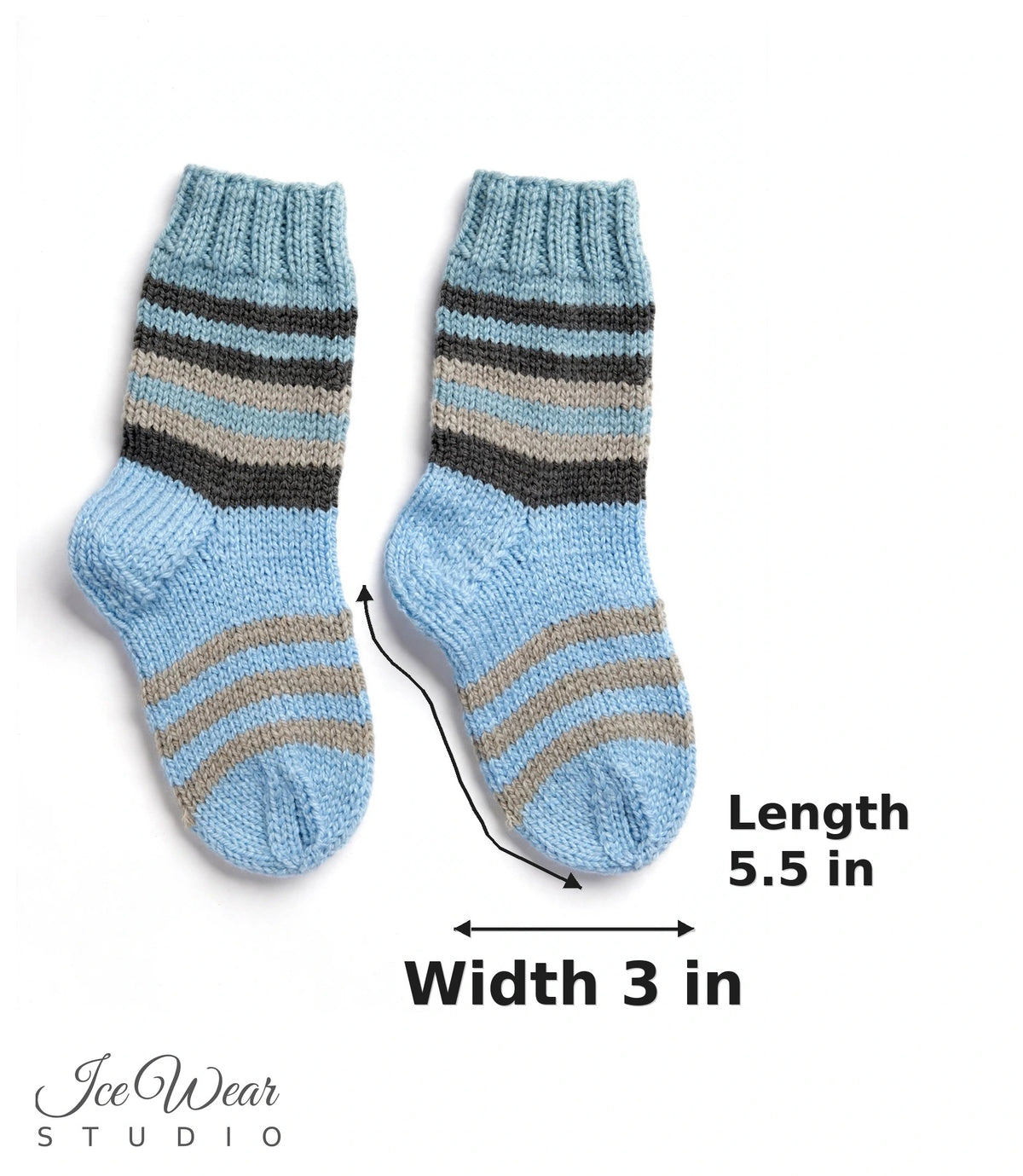 Kids' Striped Knit Socks